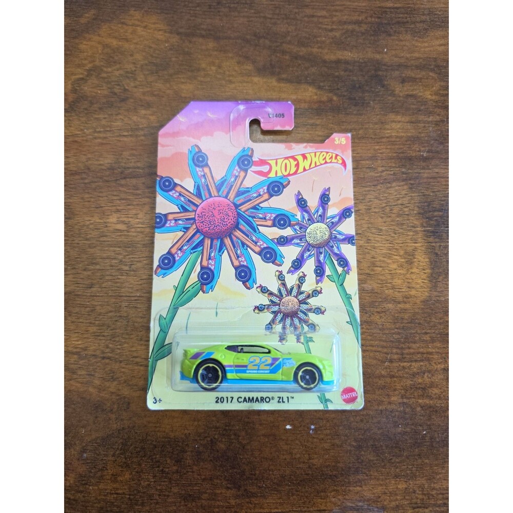 2022 New Hot Wheels Spring Series Green 2017 Camaro ZL1 #3/5